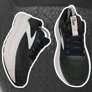 Brooks Ghost Max 2 Black Orchid Ice White Womens 8 B Running Shoes Sneaker